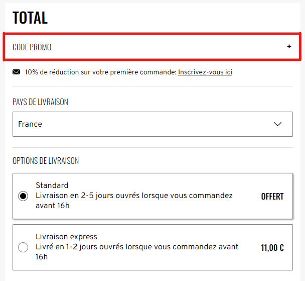 COMMENT UTILISER MON CODE PROMO